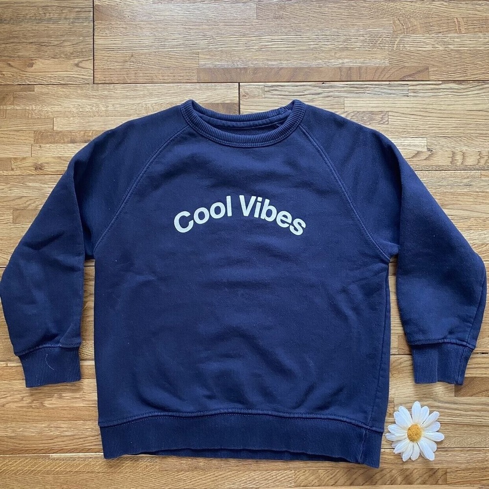 Zara "Cool Vibes" Sweatshirt Size 6